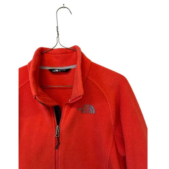 The North Face | Coral Pink Mock Neck Full Zipper Fleece Jacket M - Picture 3 of 9